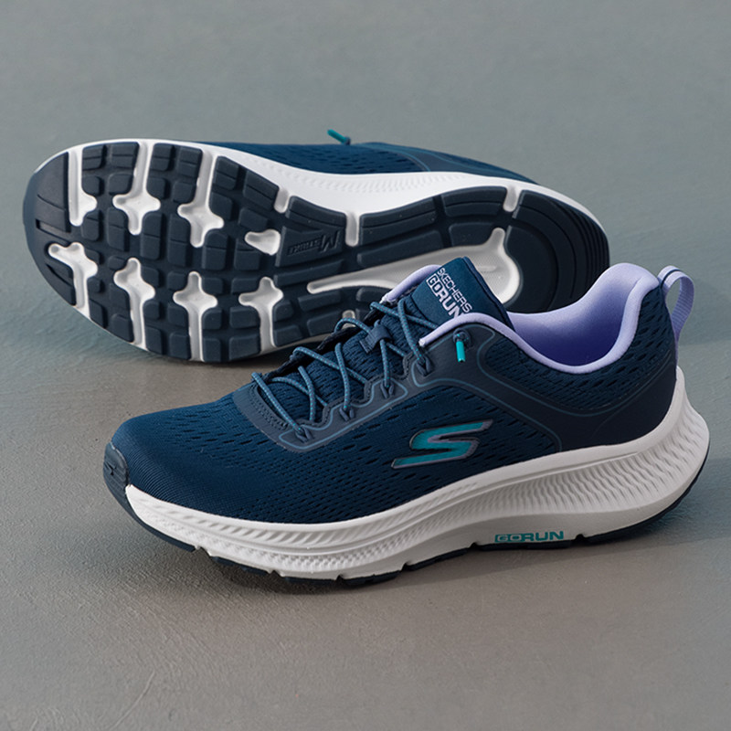 Women Shoes Hong Kong - Womens Running Shoes 128638-NVLV Navy Blue