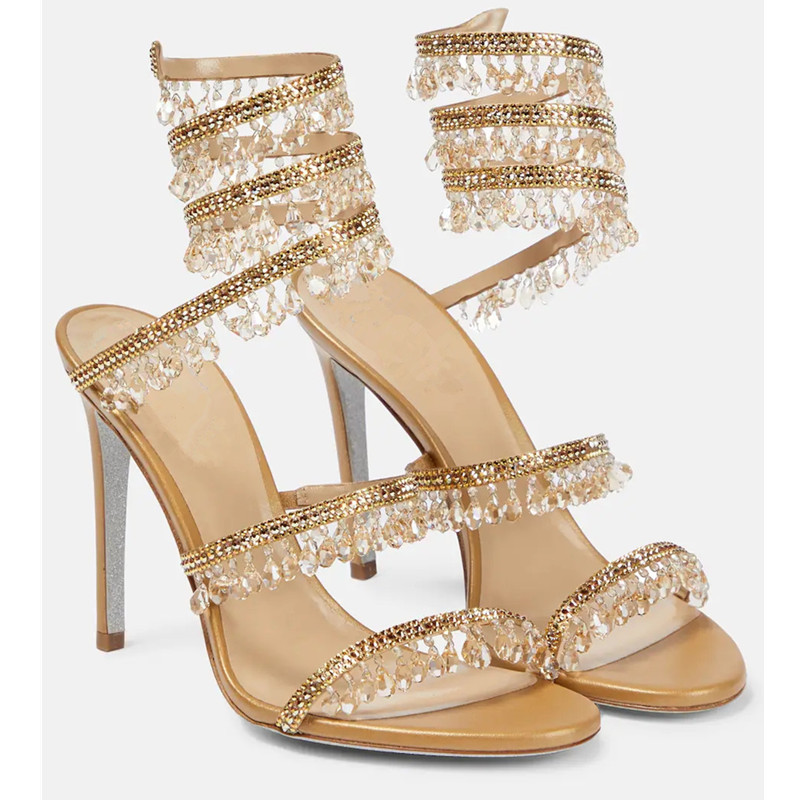 Sexy Green Crystal Fringe Stil - огляд і ціна Rhinestone Sandal Women