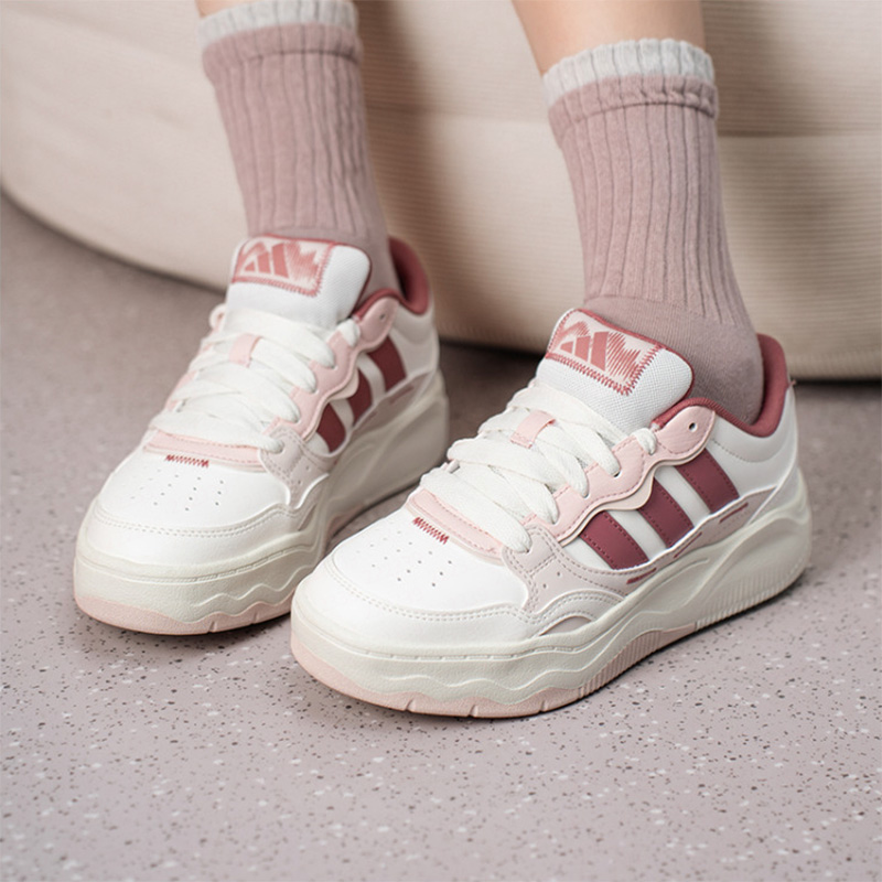Adidas  Women White Pink Wave  - огляд і ціна Women'S Shoes Pink Adidas