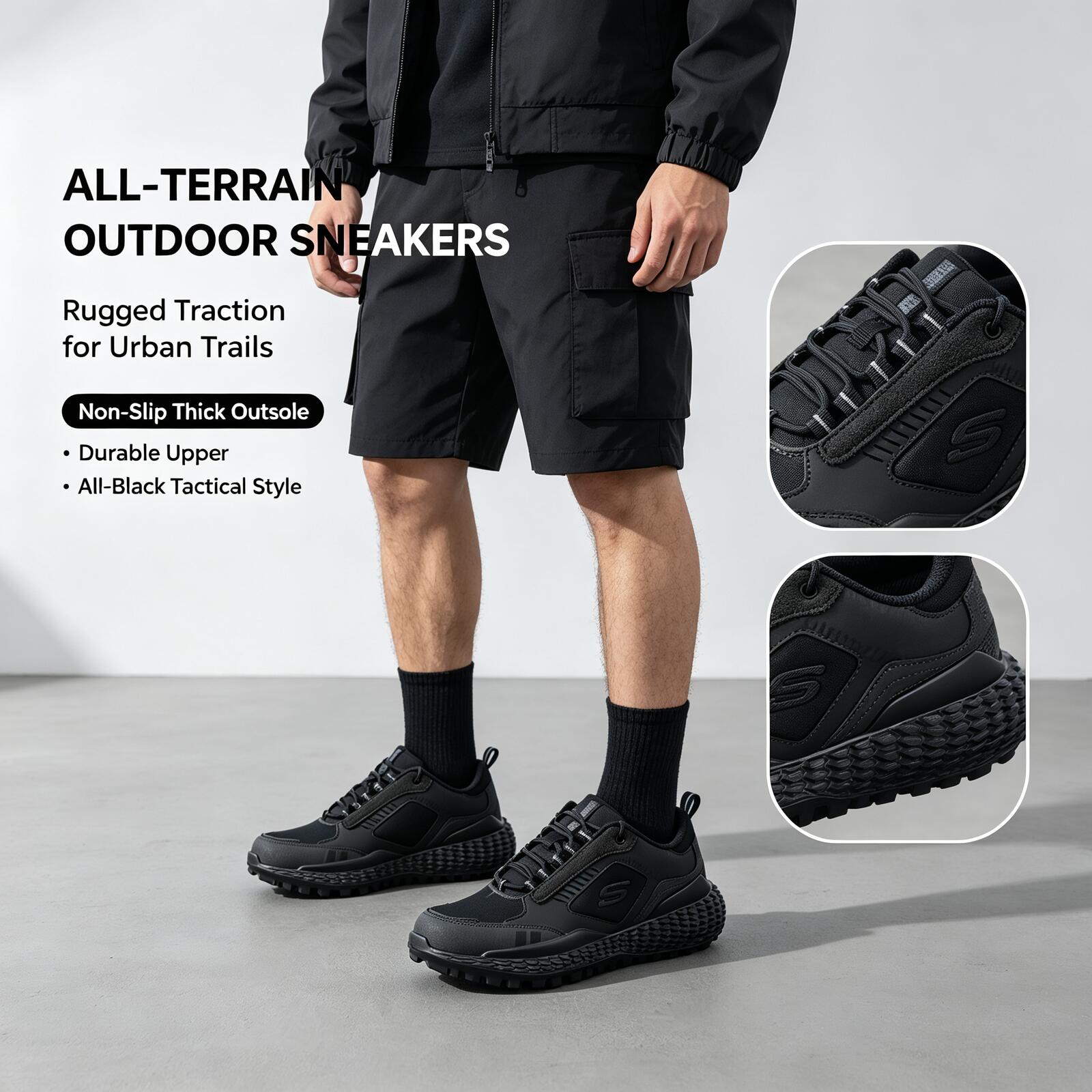 Hot Skechers Black All-Terrain - огляд і ціна Women Shoes Hong Kong