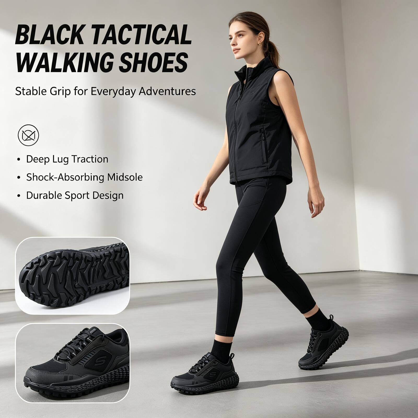Hot Skechers Black All-Terrain - огляд і ціна Women Shoes Hong Kong