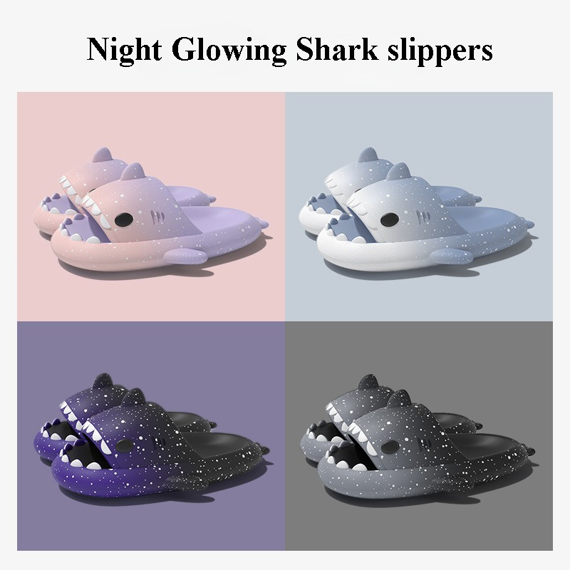 Cute Cartoon Shark Slippers Fo - огляд і ціна Women'S Shoes To Men'S