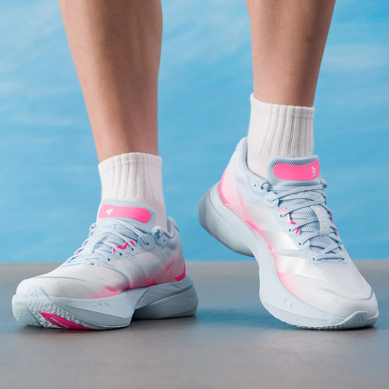 New Adidas Pink White Blue Run - огляд і ціна Women'S Shoes Pink Adidas