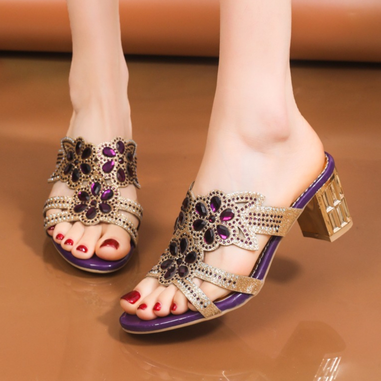 2026 New Rhinestone Decor Wome - огляд і ціна Rhinestone Sandal Women