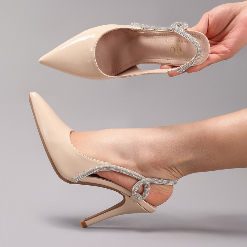 Sexy Patent Leather Pointed To - огляд і ціна Rhinestone Sandal Women