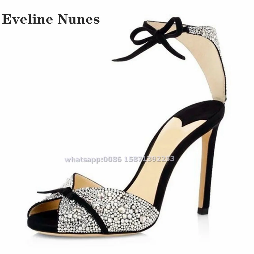 Bow Rhinestone Ankle Strap San - огляд і ціна Rhinestone Sandal Women
