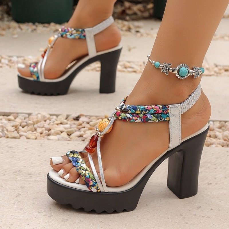 2026 Summer Style Women's Thic - огляд і ціна Rhinestone Sandal Women