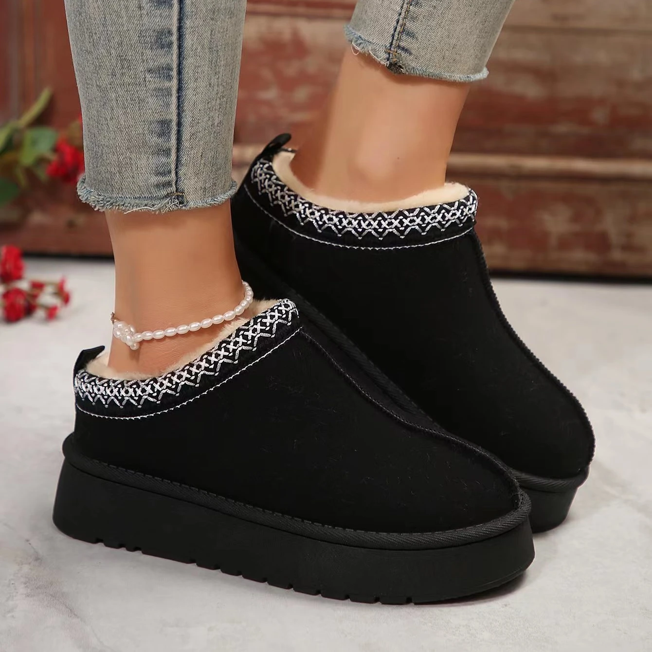 Designer Winter Platform Slipp - огляд і ціна Women Shoes Luxury Brand