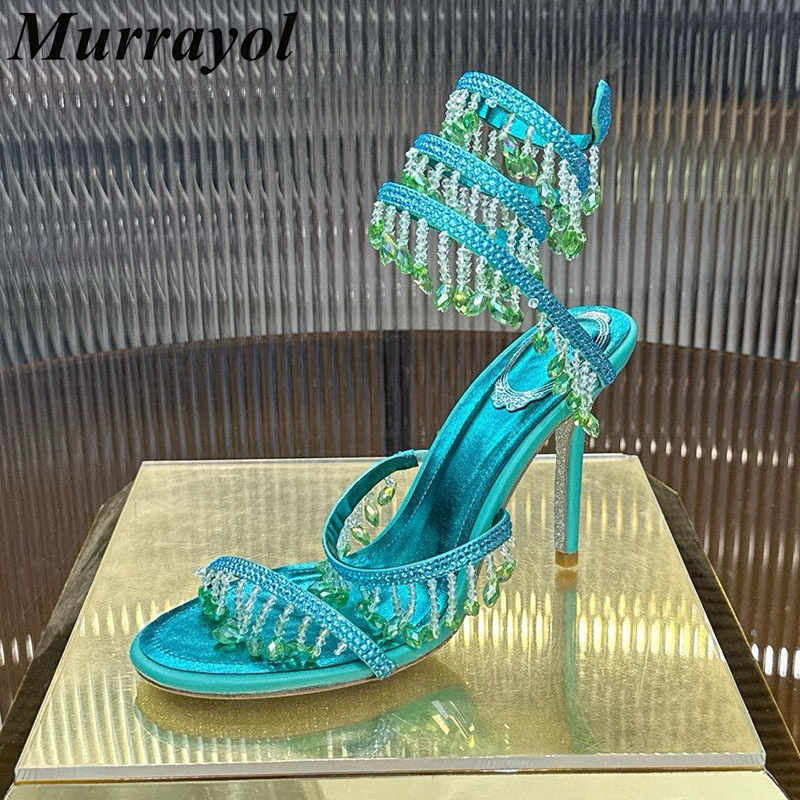 Sandals Women Ankle Snake Shap - огляд і ціна Rhinestone Sandal Women