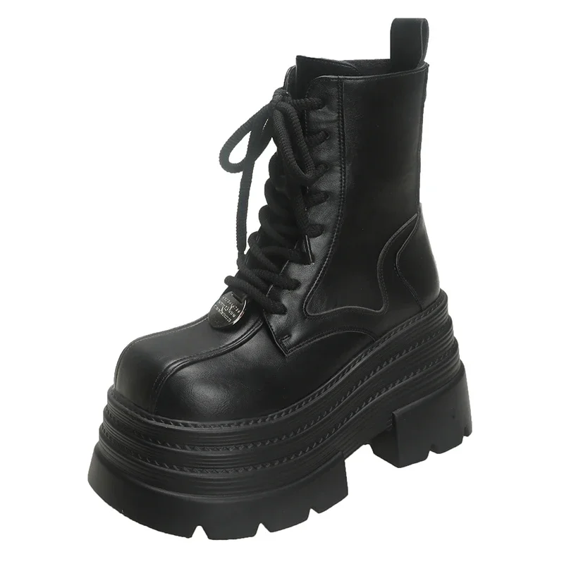 Women Boots Gothic Leather Wom - огляд і ціна Women Shoes Luxury Brand